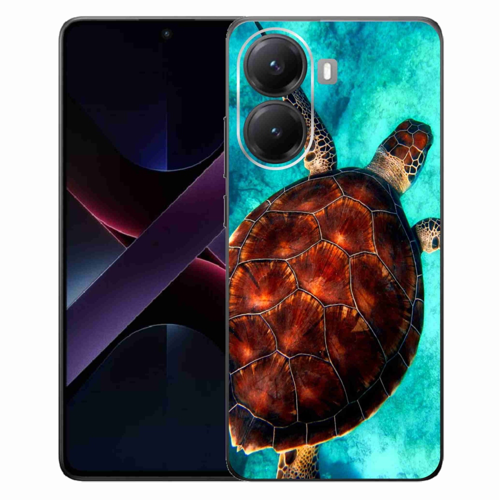 Gél borítás mmCase a Xiaomi Poco X7 Pro 5G-hez - teknősbéka