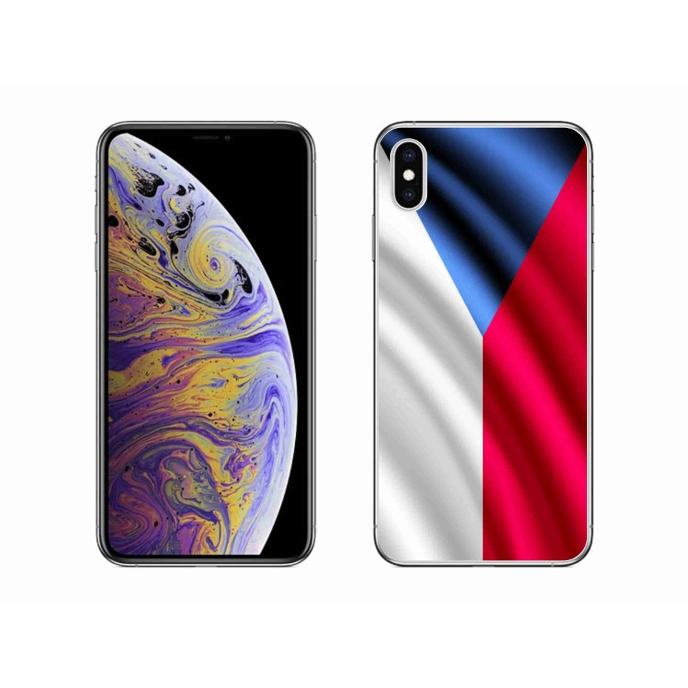 Zselés borítás mmCase iPhone XS Max készülékhez - cseh zászló