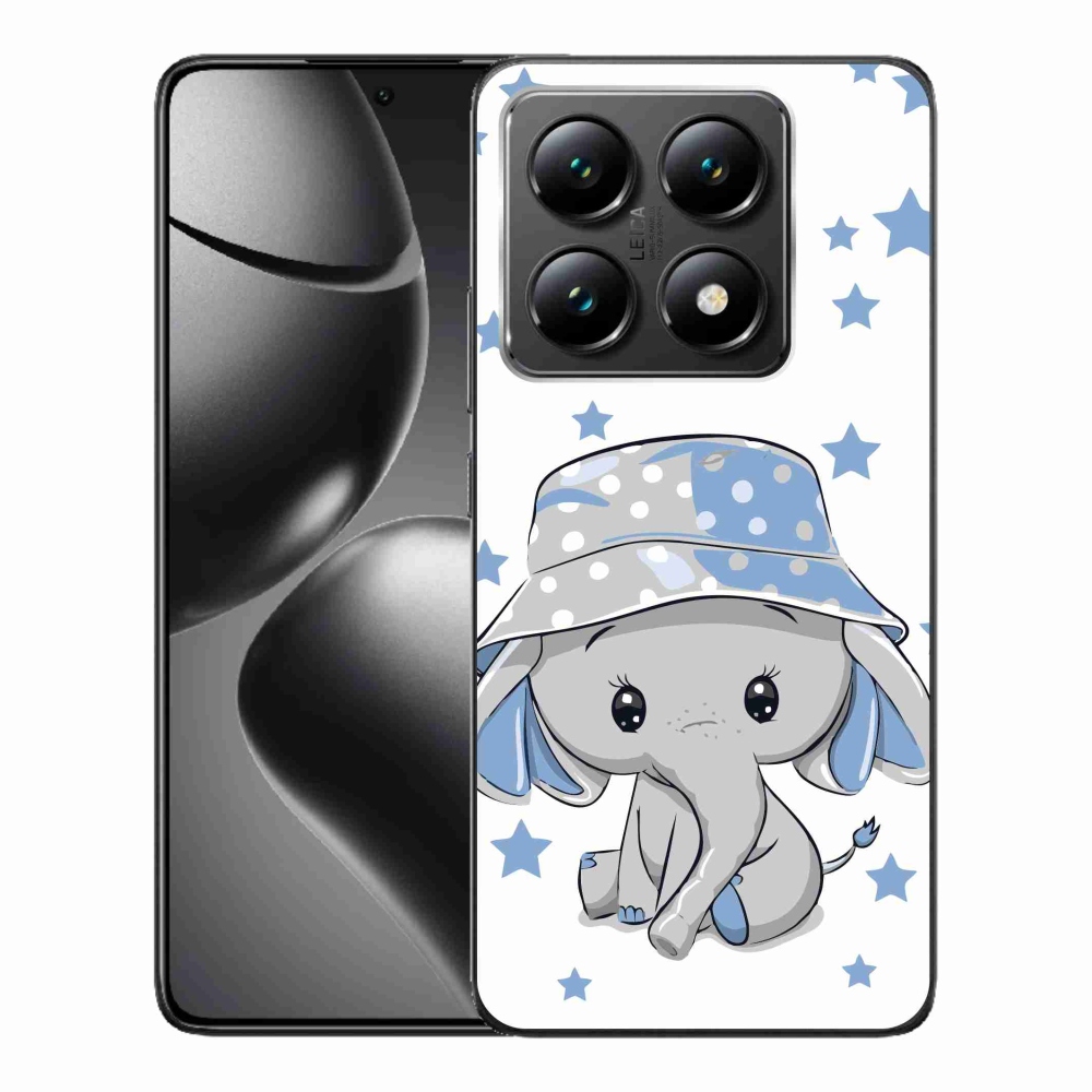 Gél borítás mmCase a Xiaomi 14T-hez - kék elefánt