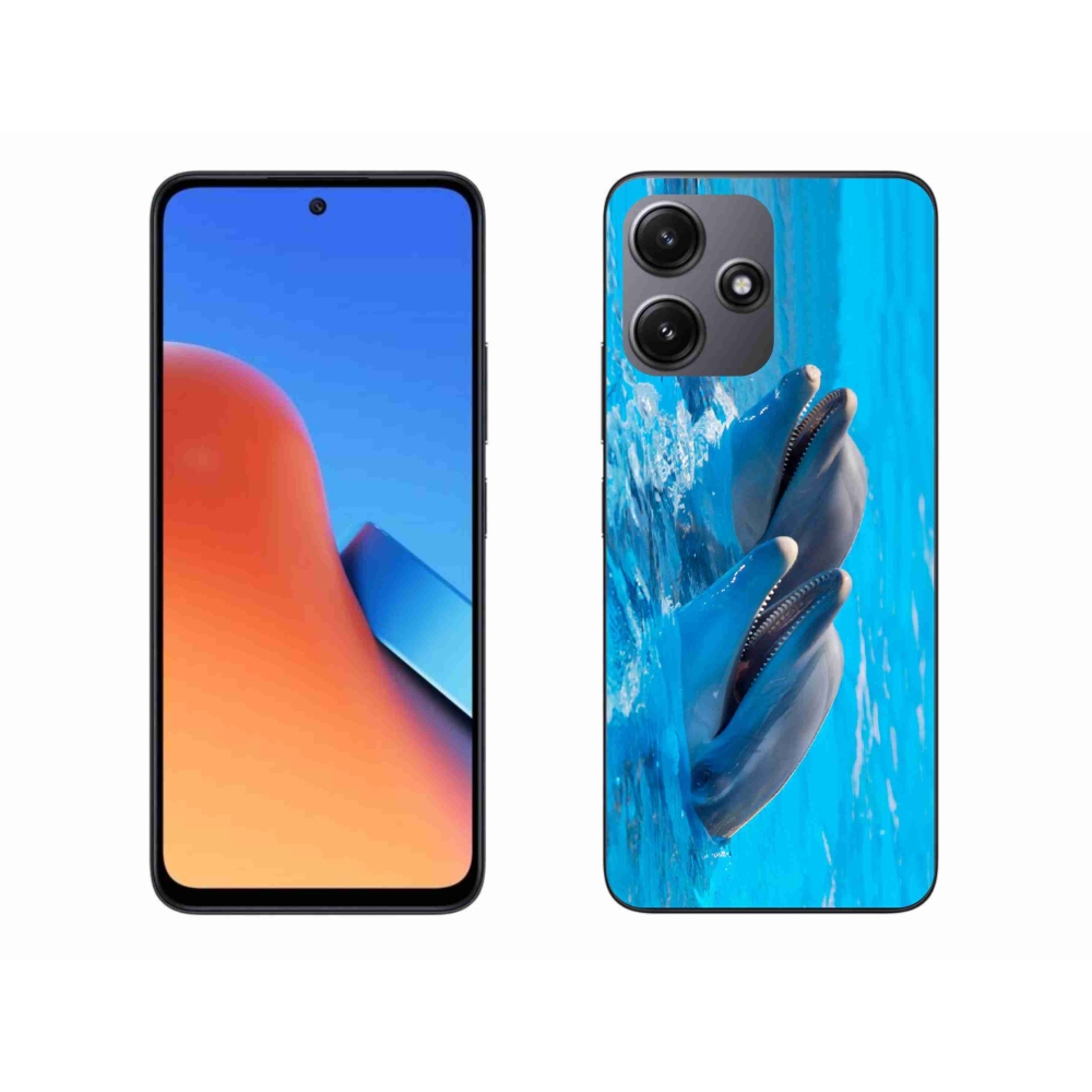 Gél borítás mmCase a Xiaomi Redmi 12 5G-hez - delfinek