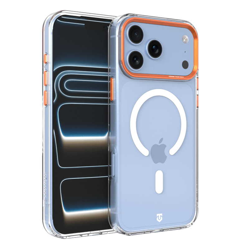 Tactical MagForce 2.0 tok az Apple iPhone 17 Pro Max/18 Pro Max készülékekhez, narancssárga