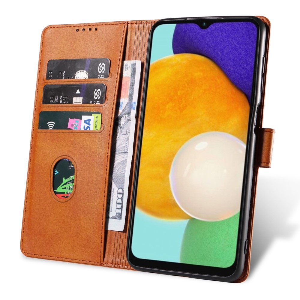 Zárható könyv tok Samsung Galaxy A26 5G - khaki színű