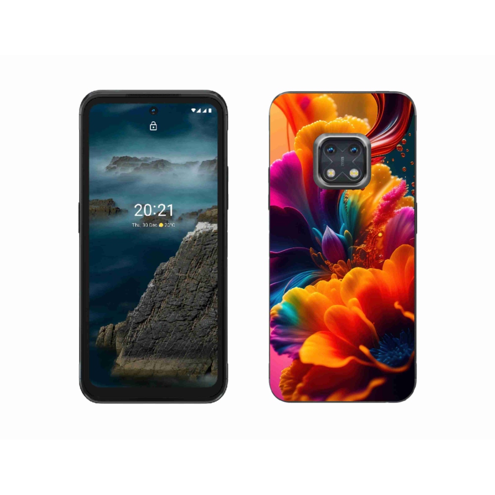 Zselés borítás mmCase a Nokia XR20 készülékhez - absztrakt motívum 2