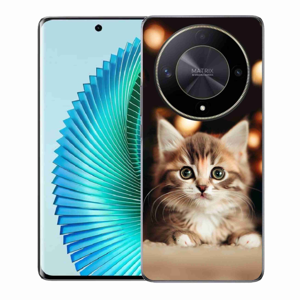 Gél borítás mmCase a Honor Magic 6 Lite 5G számára - aranyos cica 2