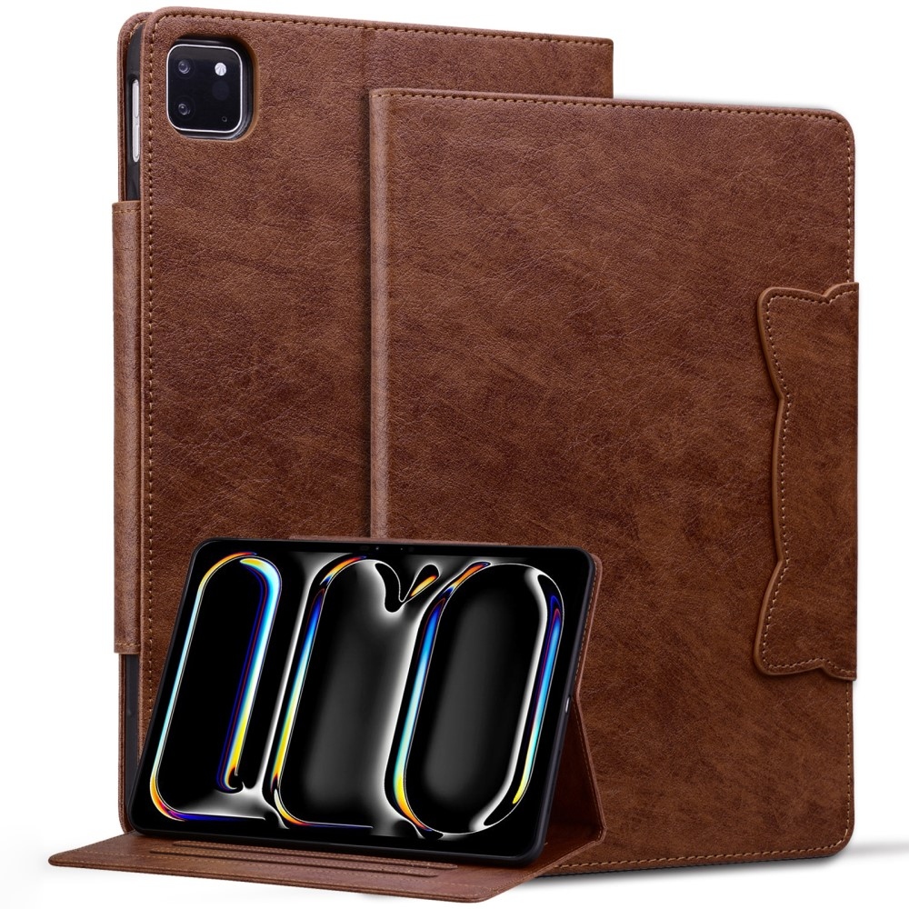 Üzleti táblagép tok iPad Air 13 (2024)/(2025) - barna