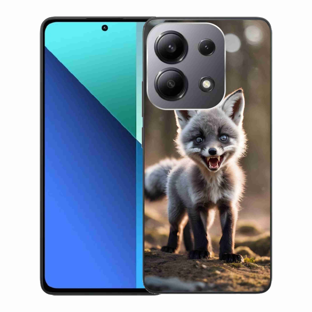 Gél borítás mmCase a Xiaomi Redmi Note 13-hoz - dühös róka
