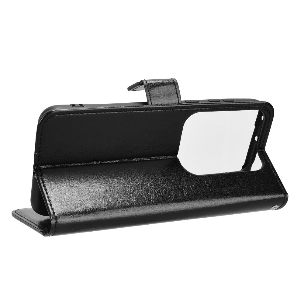 Őrült könyvtáska Huawei Pura 70 Pro-hoz - fekete