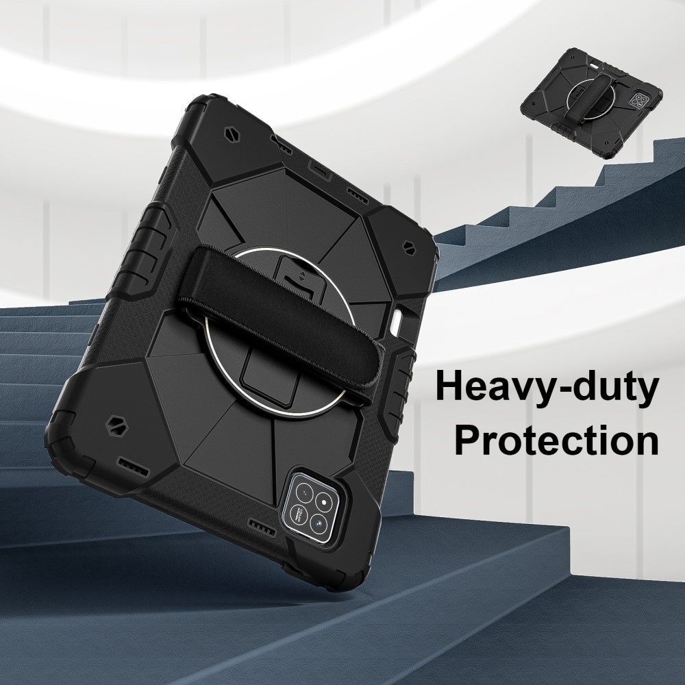 Strapabíró huzat kéztartóval és vállpánttal Xiaomi Pad 7/7 Pro-hoz - fekete