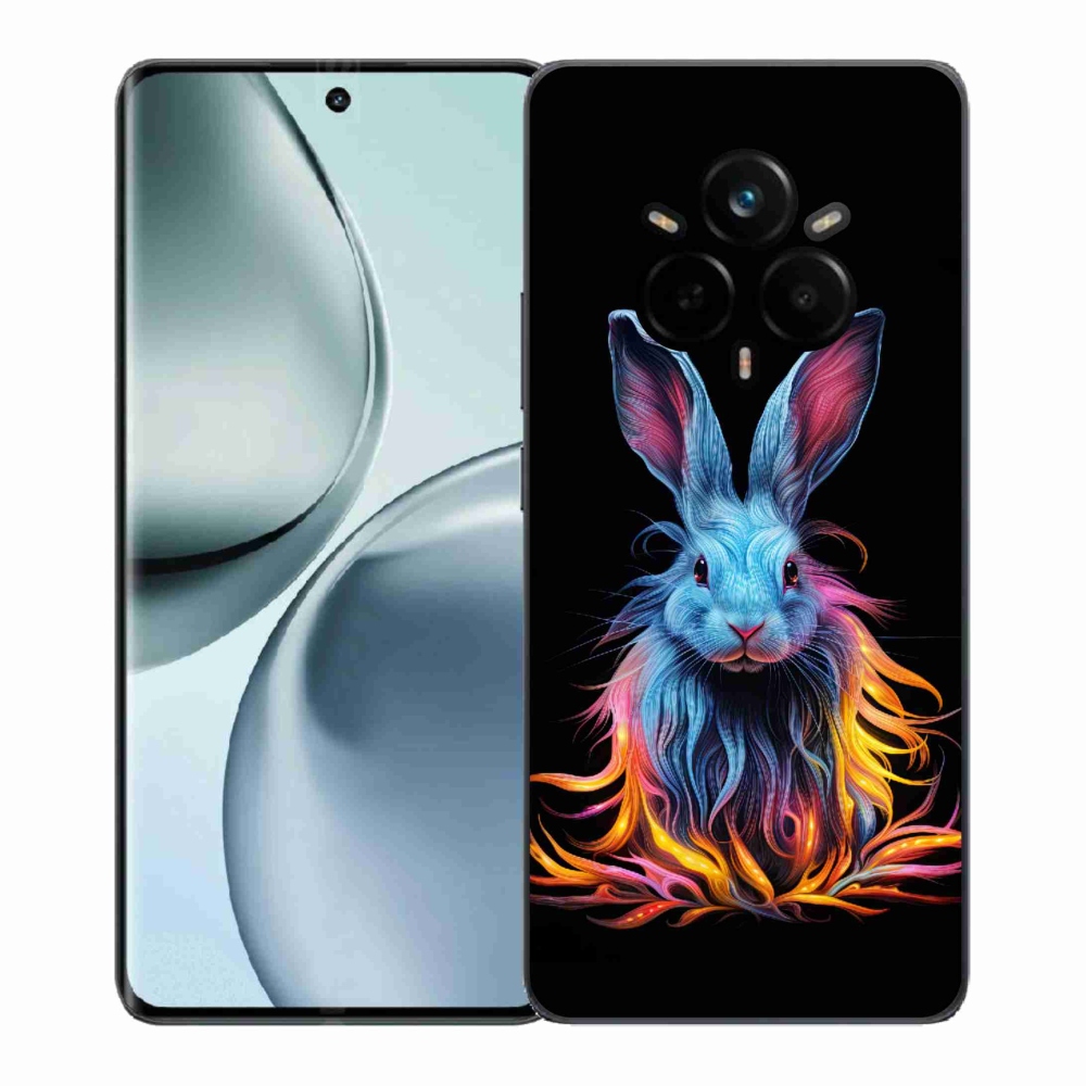 Zselés borítás mmCase a Realme 14 Pro 5G készülékhez - absztrakt nyúl