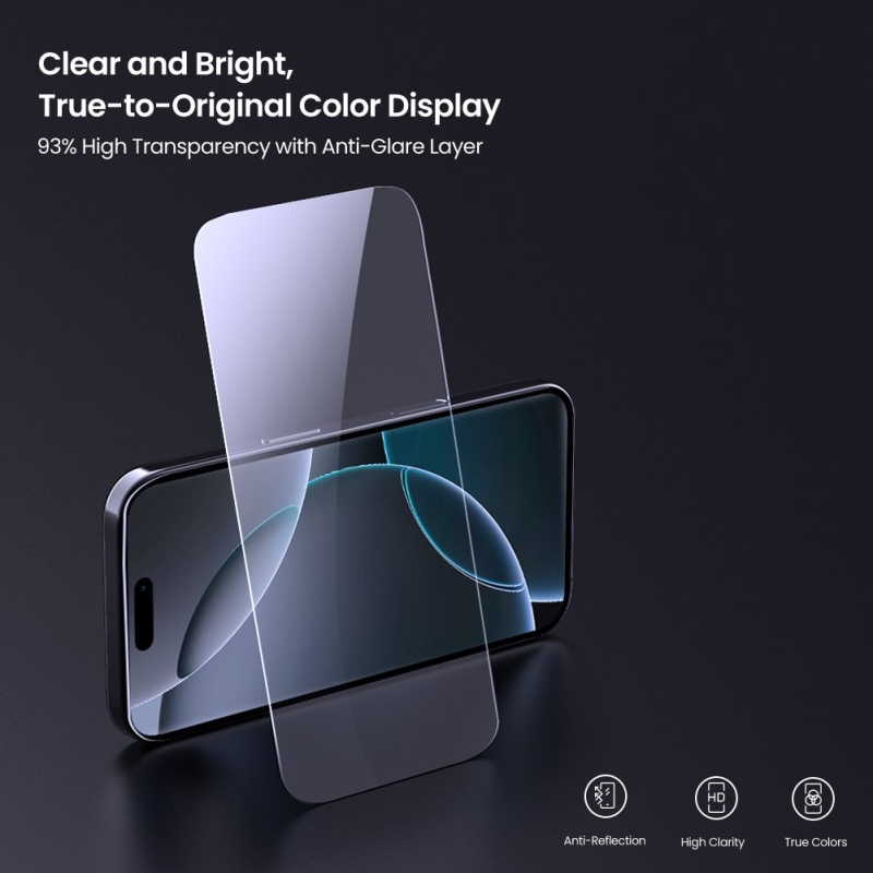 Nillkin Edzett üveg 0.2mm H+ PRO 2.5D Apple iPhone 16 Pro készülékhez (applikátorral)