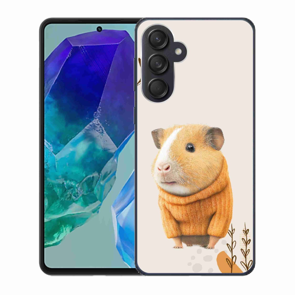 Gél borítás mmCase Samsung Galaxy M55 5G - tengerimalac pulóverben