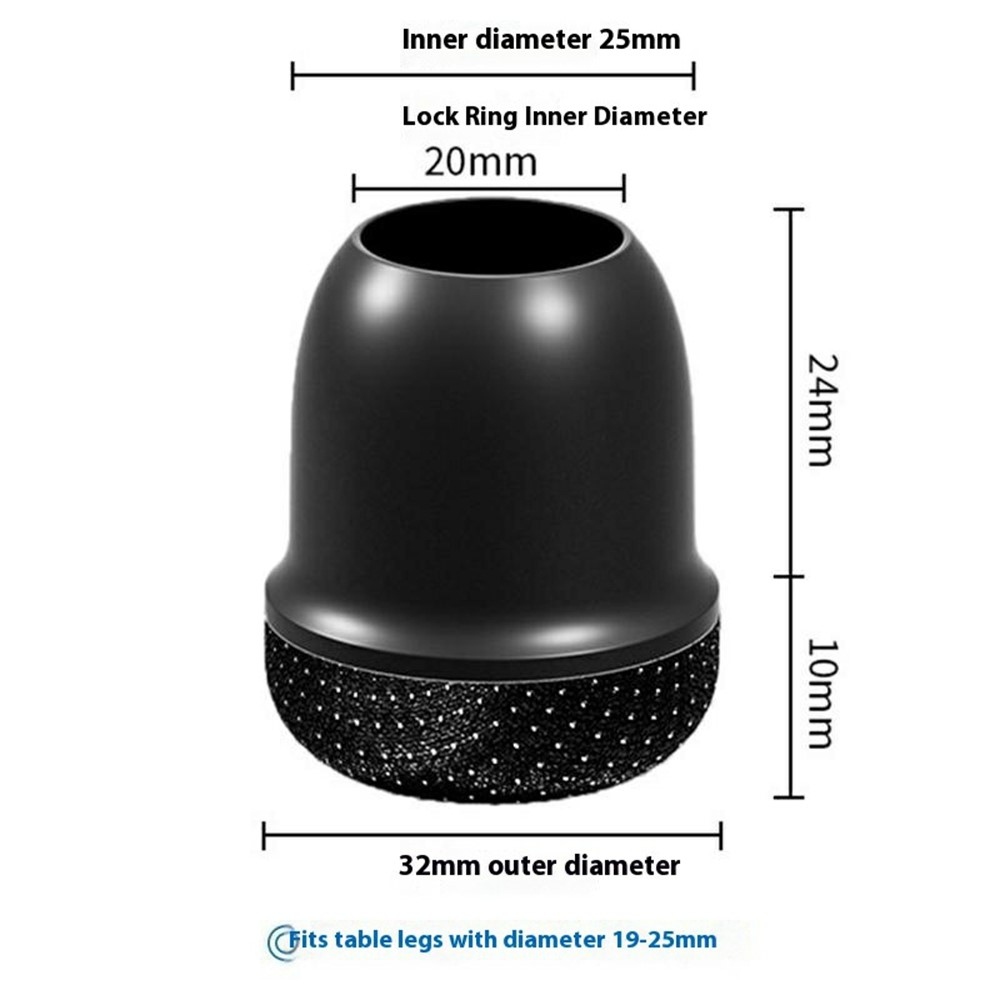 Szilikon védőkupakok bútorlábra 24 db