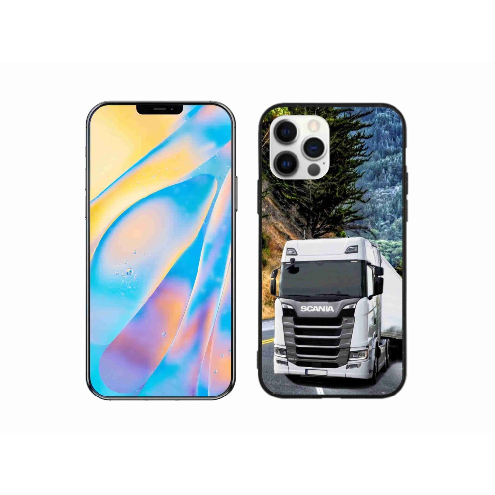 Gél borítás mmCase iPhone 12 készülékhez - teherautó 1