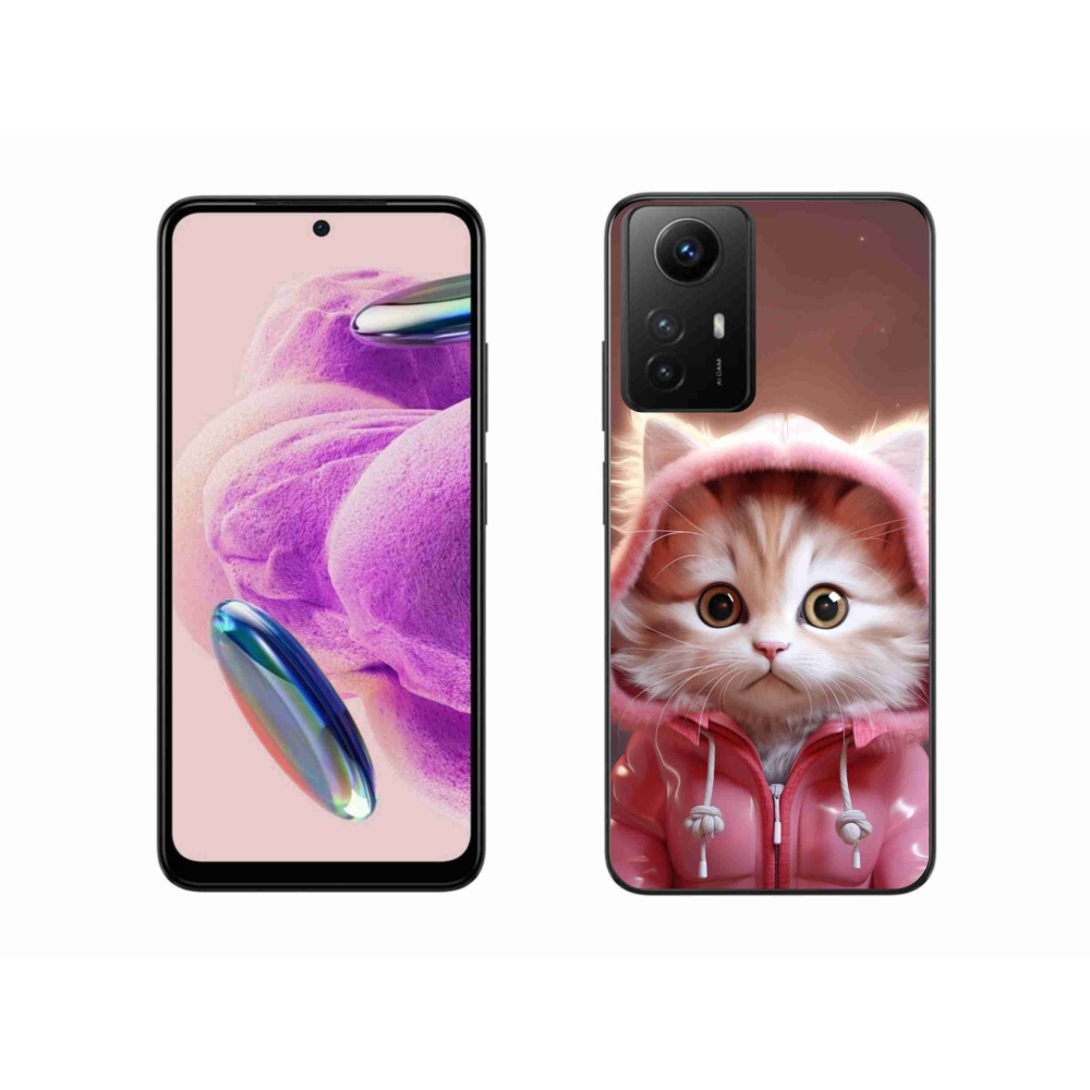 Gél borító mmCase a Xiaomi Redmi Note 12S-hez - aranyos cica 3