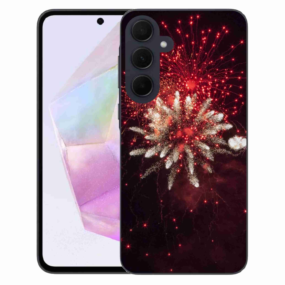 Gél borítás mmCase Samsung Galaxy A35 5G - tűzijáték