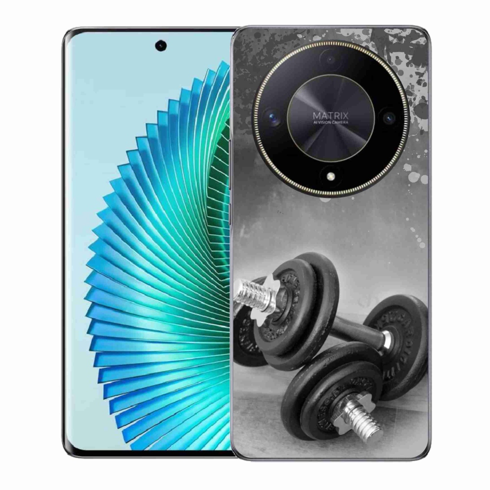 Zselés borítás mmCase a Honor Magic 6 Lite 5G számára - súlyzók 1