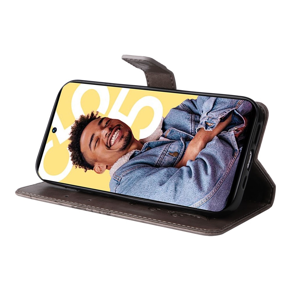 Nagy pillangó könyvtáska a Realme C55 készülékhez - szürke