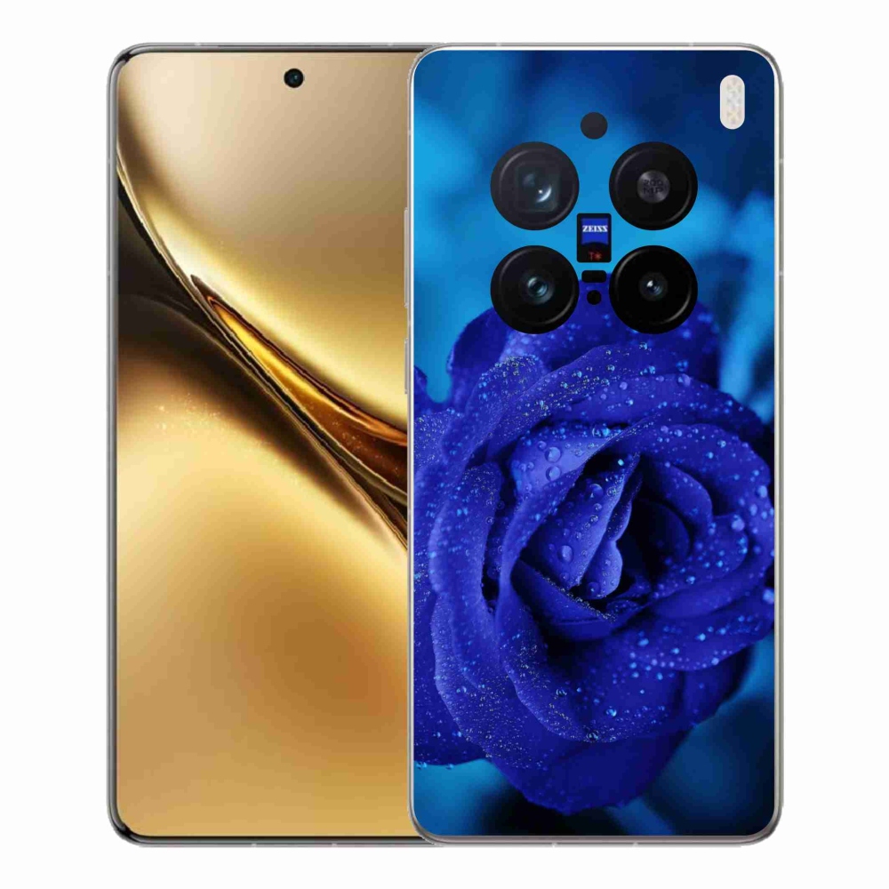 Zselés borítás mmCase a Vivo X200 Pro 5G készülékhez - kék rózsa