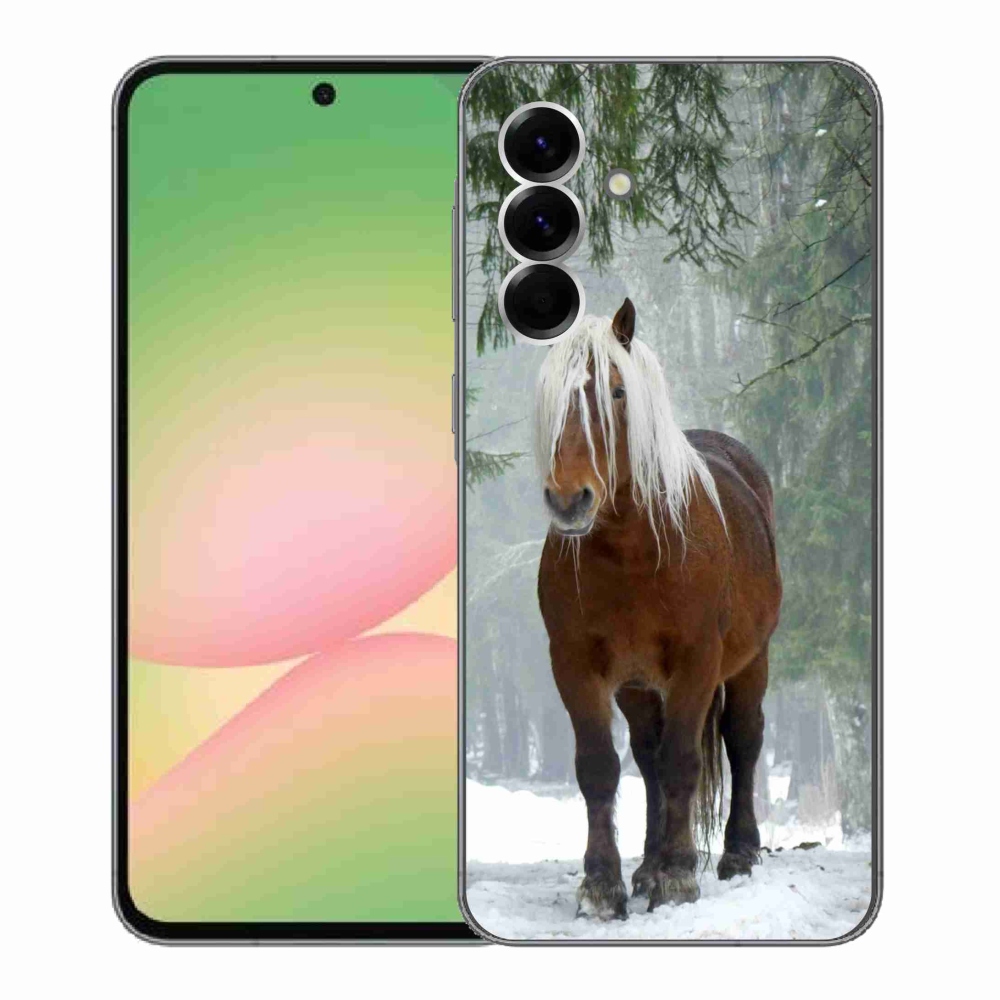Gél borítás mmCase Samsung Galaxy A56 5G - ló az erdőben