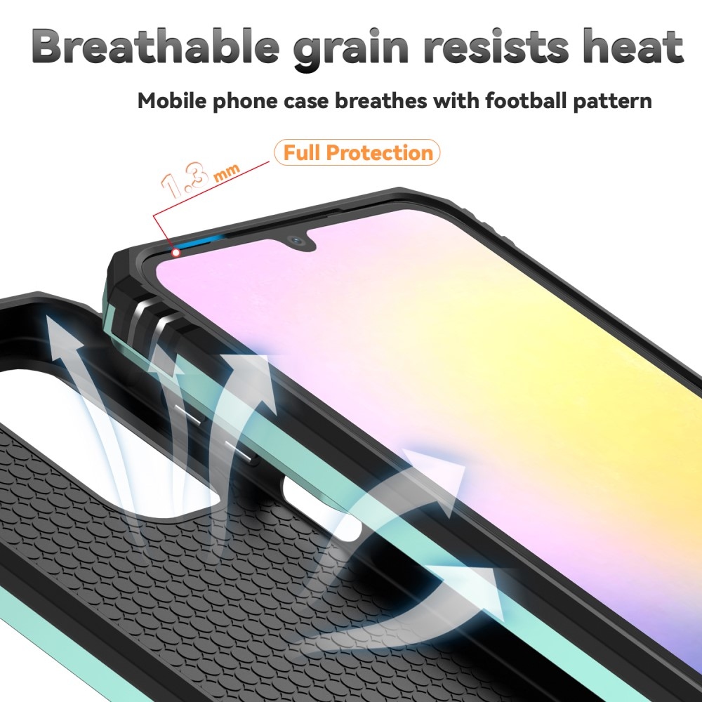 Gyűrűálló borítás Samsung Galaxy A26 5G készülékhez - zöld