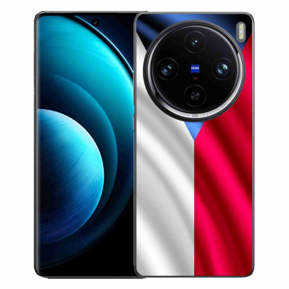 Zselés borítás mmCase a Vivo X100 Pro 5G - cseh zászlóhoz