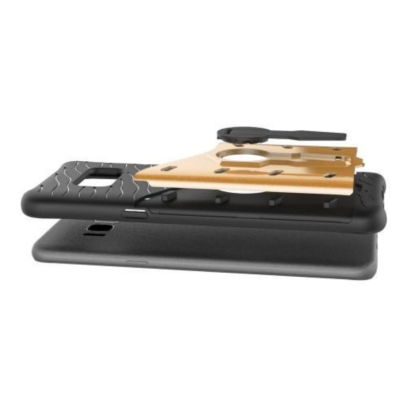 Tower tartós 2in1 tok Samsung Galaxy S8 Plus készülékhez - arany színben