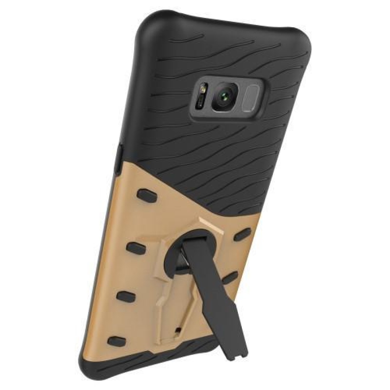 Tower tartós 2in1 tok Samsung Galaxy S8 Plus készülékhez - arany színben