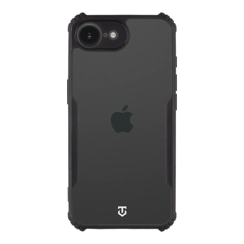 Tactical Quantum lopakodó védőburkolat Apple iPhone 16e készülékhez Clear/Black (átlátszó/fekete)