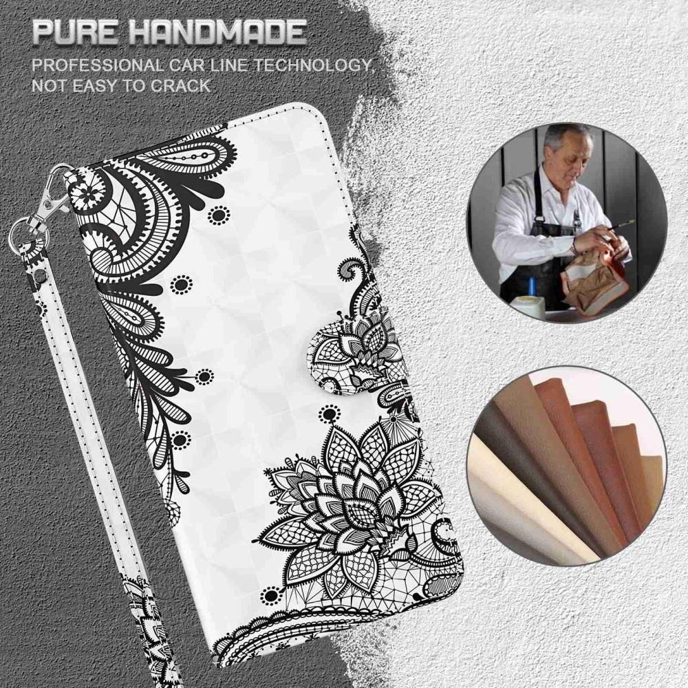 Nyomtatott könyv tok Samsung Galaxy A05s készülékhez - csipke virág