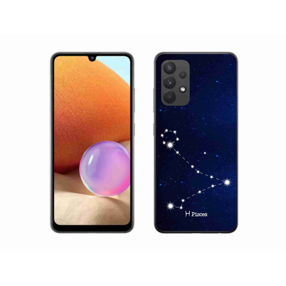 Gél borítás mmCase Samsung Galaxy A32 4G - csillagkép Halakhoz