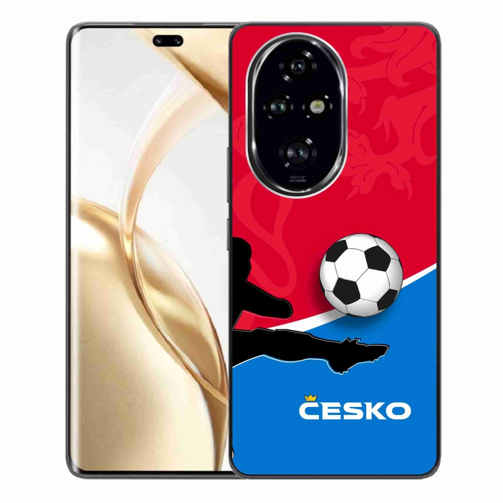 Zselés borítás mmCase a Honor 200 Pro 5G-hez - futball Csehország 2