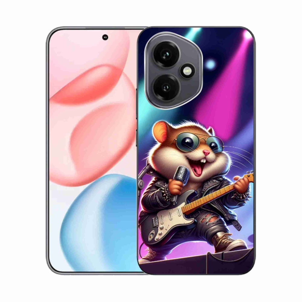 Gél borítás mmCase a Honor 400-hoz - hörcsög hintaló