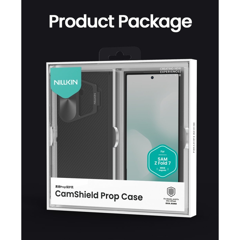 Nillkin CamShield Prop mágneses hátlap Samsung Galaxy Z Fold 7 Fekete fekete