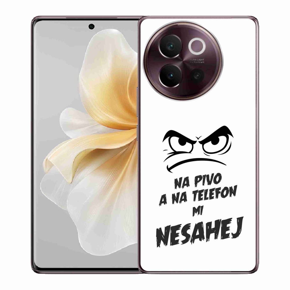 Gél borítás mmCase a Vivo V40 Lite 5G készülékhez - sör motívum 2 fehér háttér