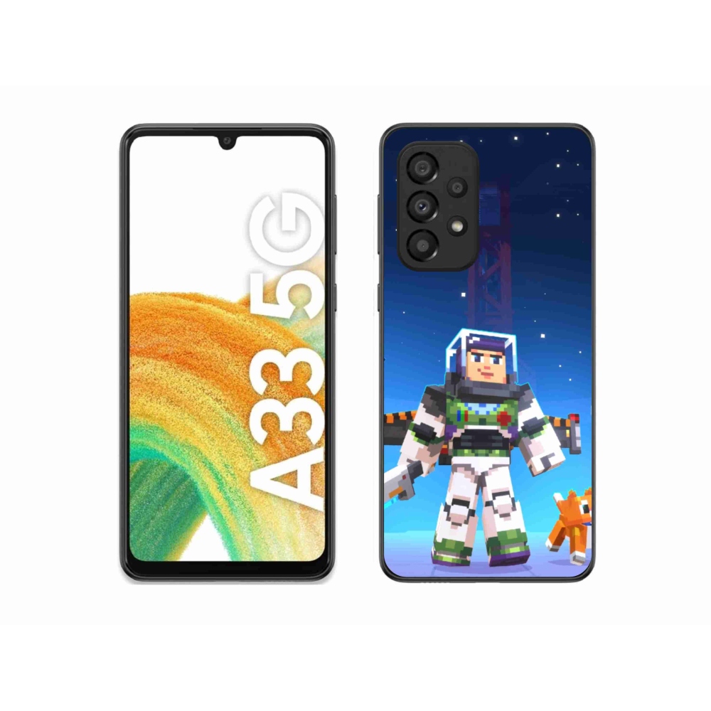 Gél borító mmCase Samsung Galaxy A33 5G - minecraft 2