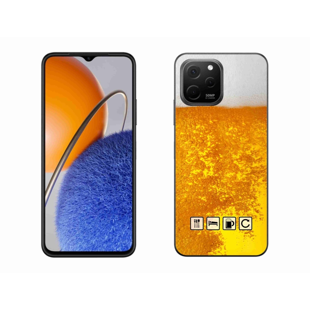 Gél borítás mmCase a Huawei Nova Y61-hez - sör motívum 3