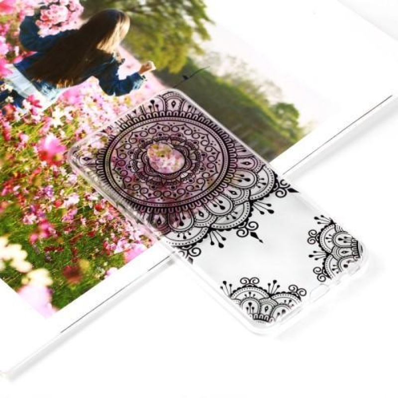 Trans gél tok motívummal a Huawei P Smarton - csipke