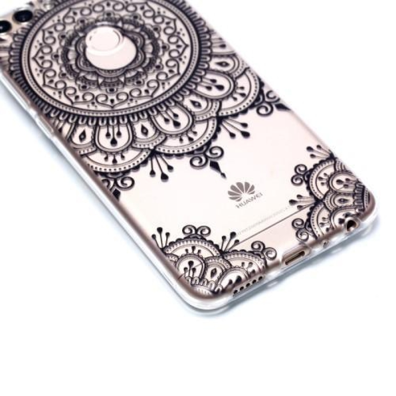 Trans gél tok motívummal a Huawei P Smarton - csipke