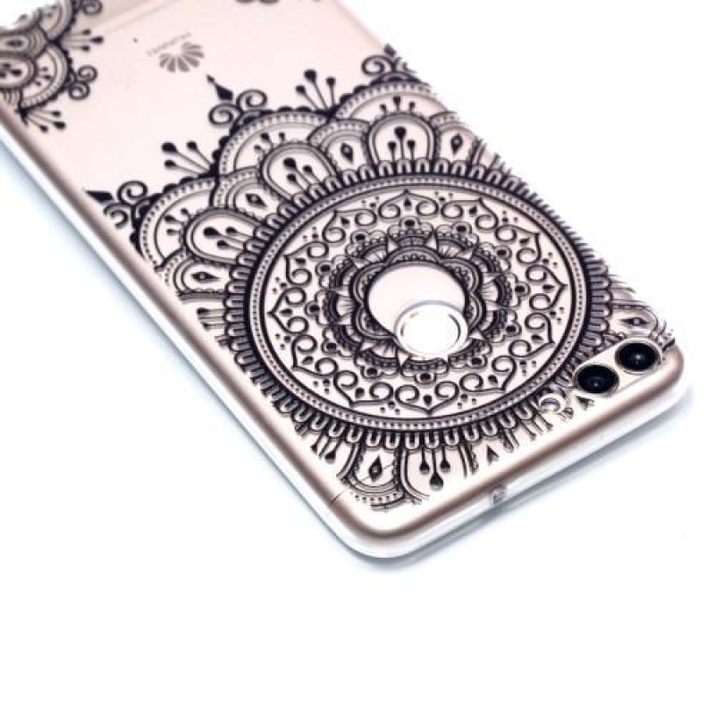 Trans gél tok motívummal a Huawei P Smarton - csipke