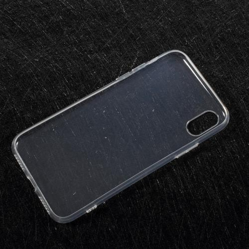 Átlátszó zselés tok iPhone X készülékhez