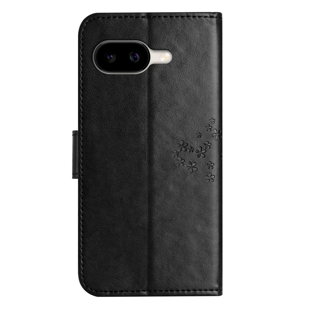 Fa könyvtáska Google Pixel 10a - fekete