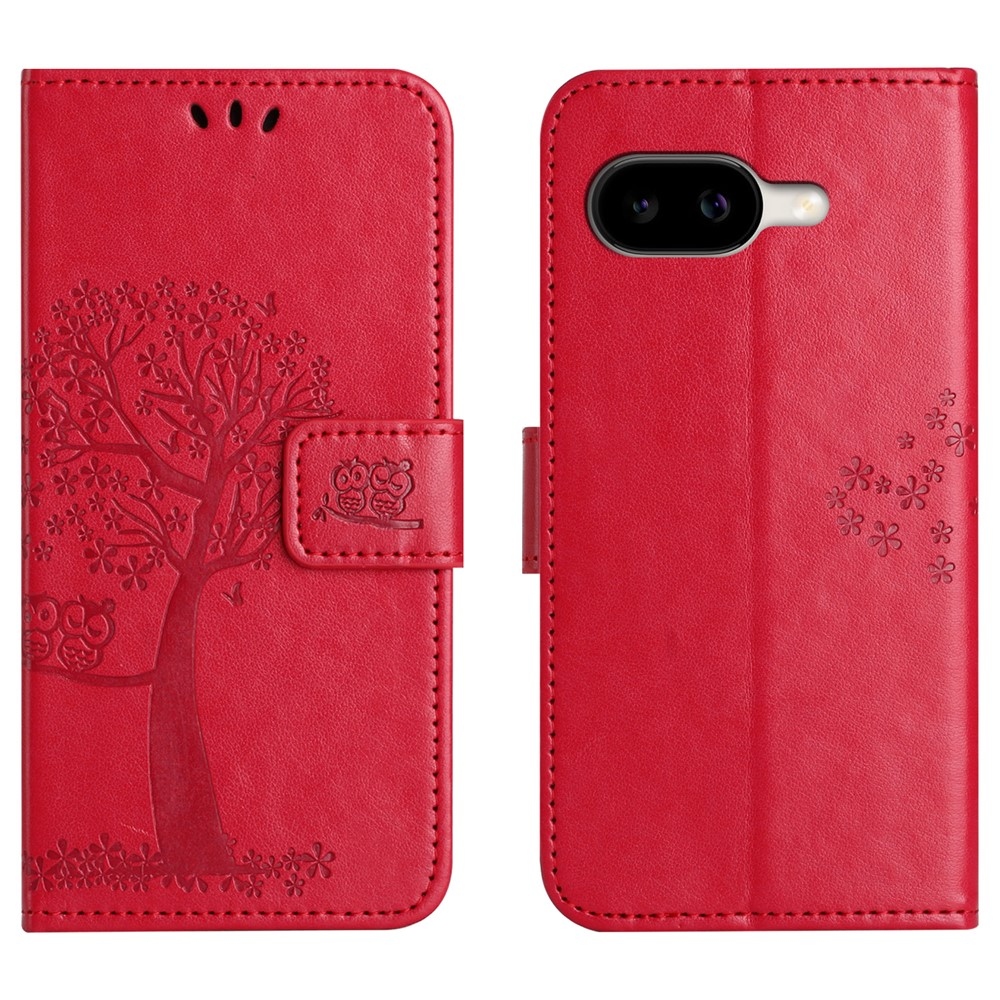 Fa könyvtáska Google Pixel 10a - piros