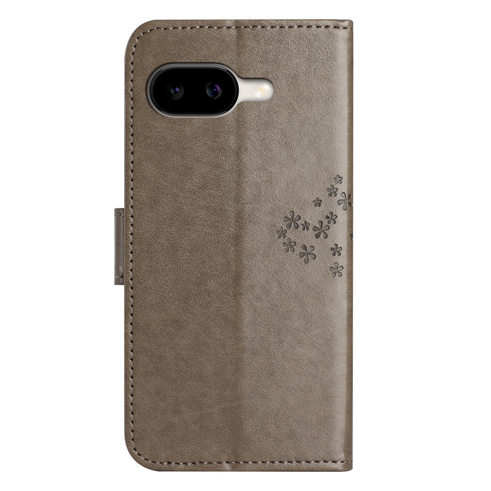 Fa könyvtáska a Google Pixel 10a számára - szürke