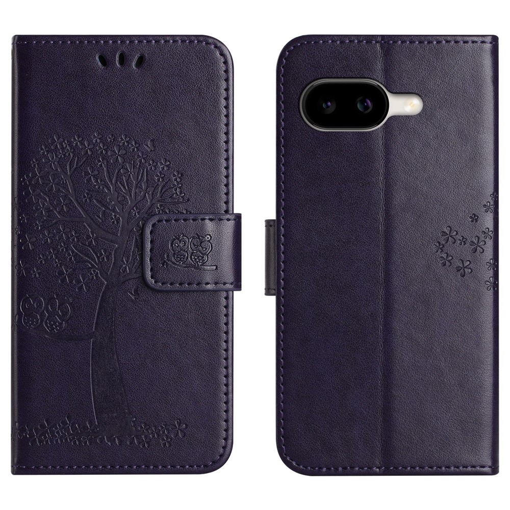 Fa könyvtáska Google Pixel 10a - sötétlila