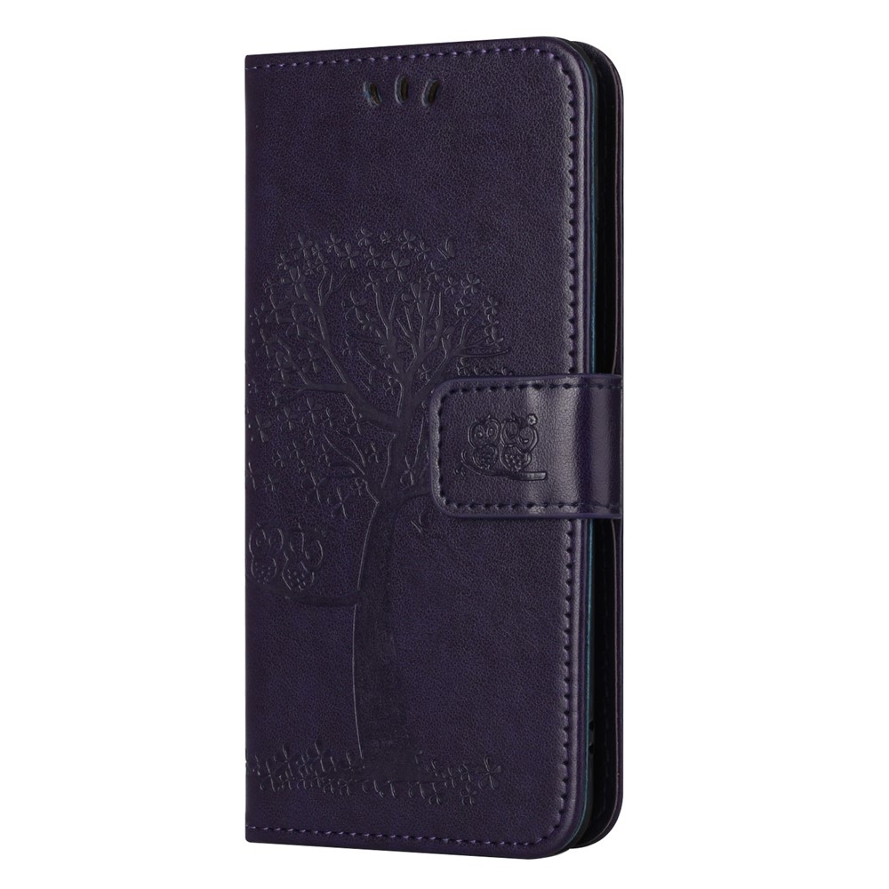 Fa könyv tok Motorola Moto G06-hoz - sötét lila