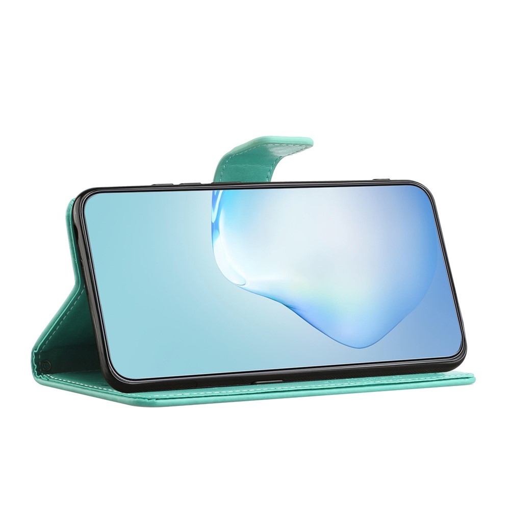 Fás könyv tok Samsung Galaxy A27 készülékhez - teal színű