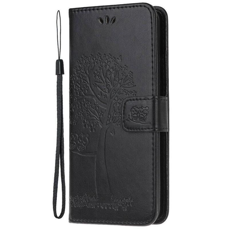 Fás könyv tok Samsung Galaxy A33 5G - fekete