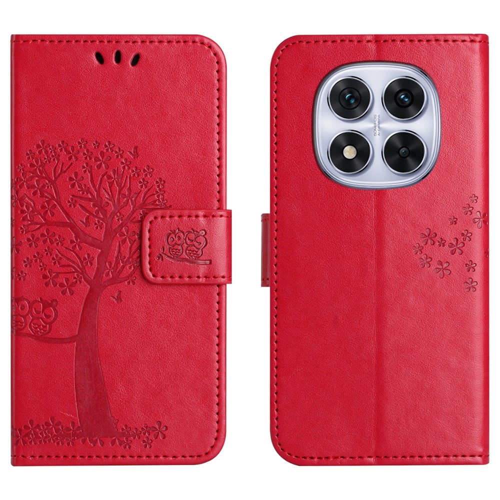 Fa könyv tok a Xiaomi Redmi Note 15 Pro 5G-hez - piros