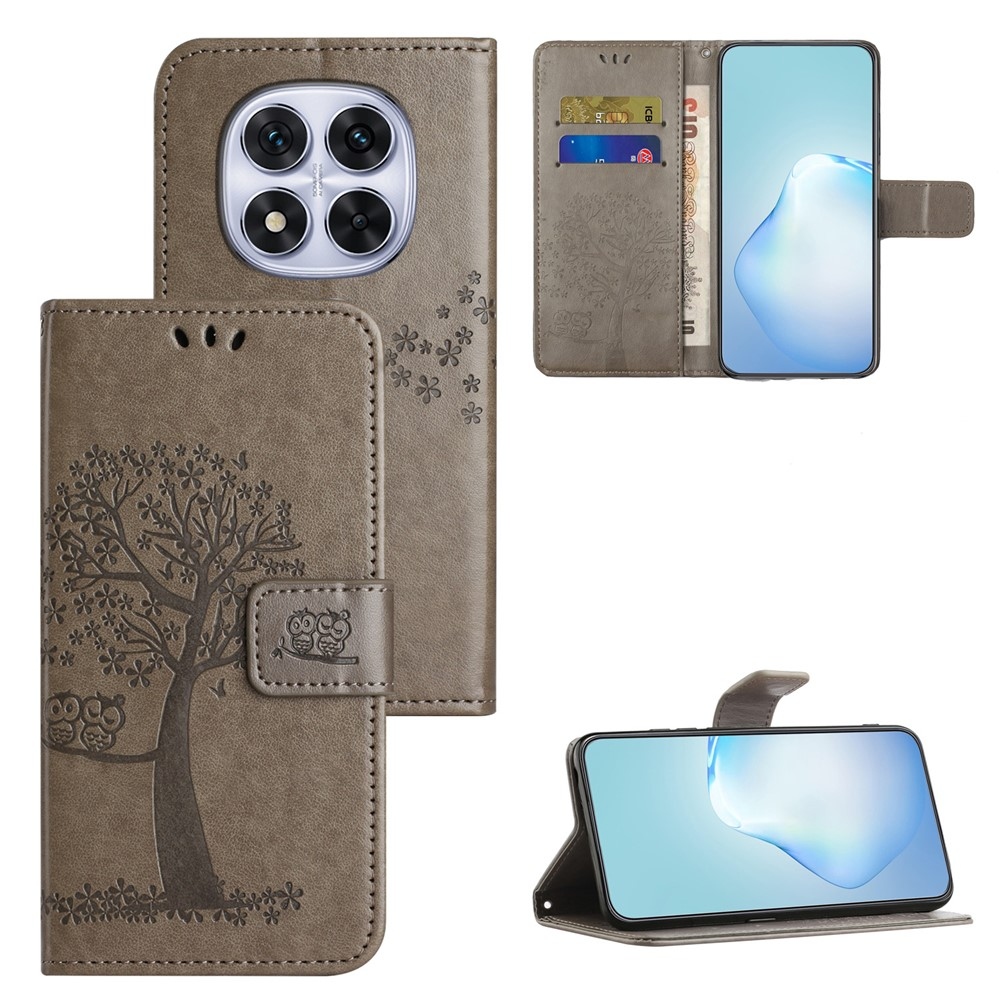 Fa könyv tok a Xiaomi Redmi Note 15 Pro+ 5G/Xiaomi Poco M8 Pro 5G számára - szürke