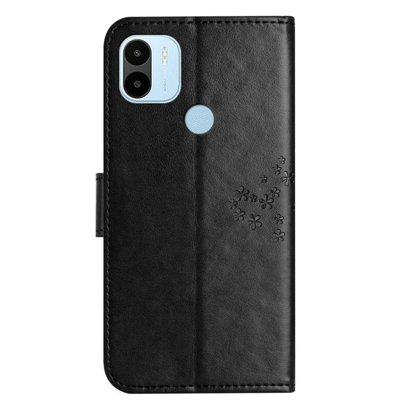 Fa pénztárca tok a Xiaomi Redmi A1+/A2+ készülékhez - fekete